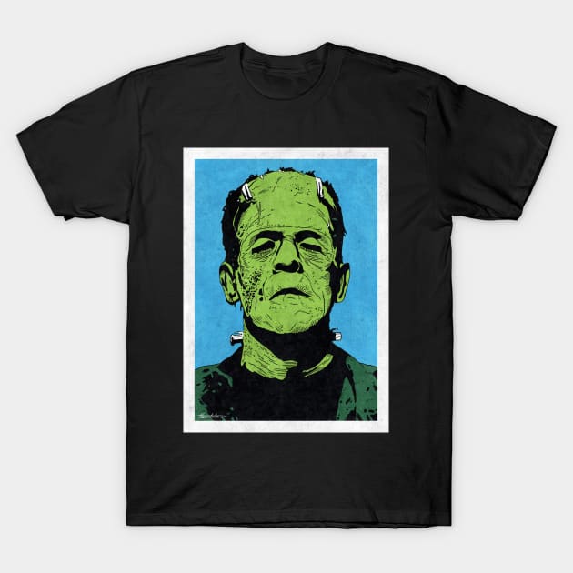 FRANKENSTEIN (Pop Art) T-Shirt by Famous Weirdos